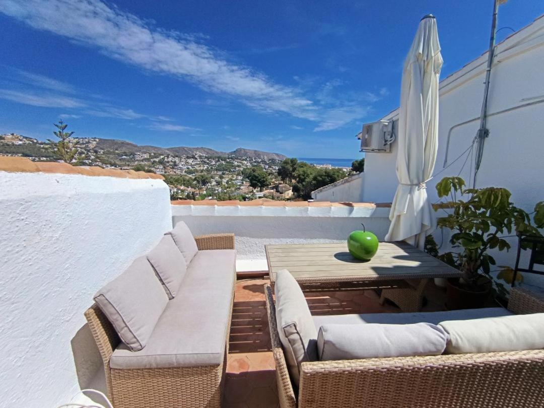 דירות טאולאדה Atico-Penthouse En Moraira Con Vistas Al Mar מראה חיצוני תמונה
