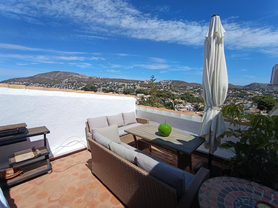 דירות טאולאדה Atico-Penthouse En Moraira Con Vistas Al Mar מראה חיצוני תמונה
